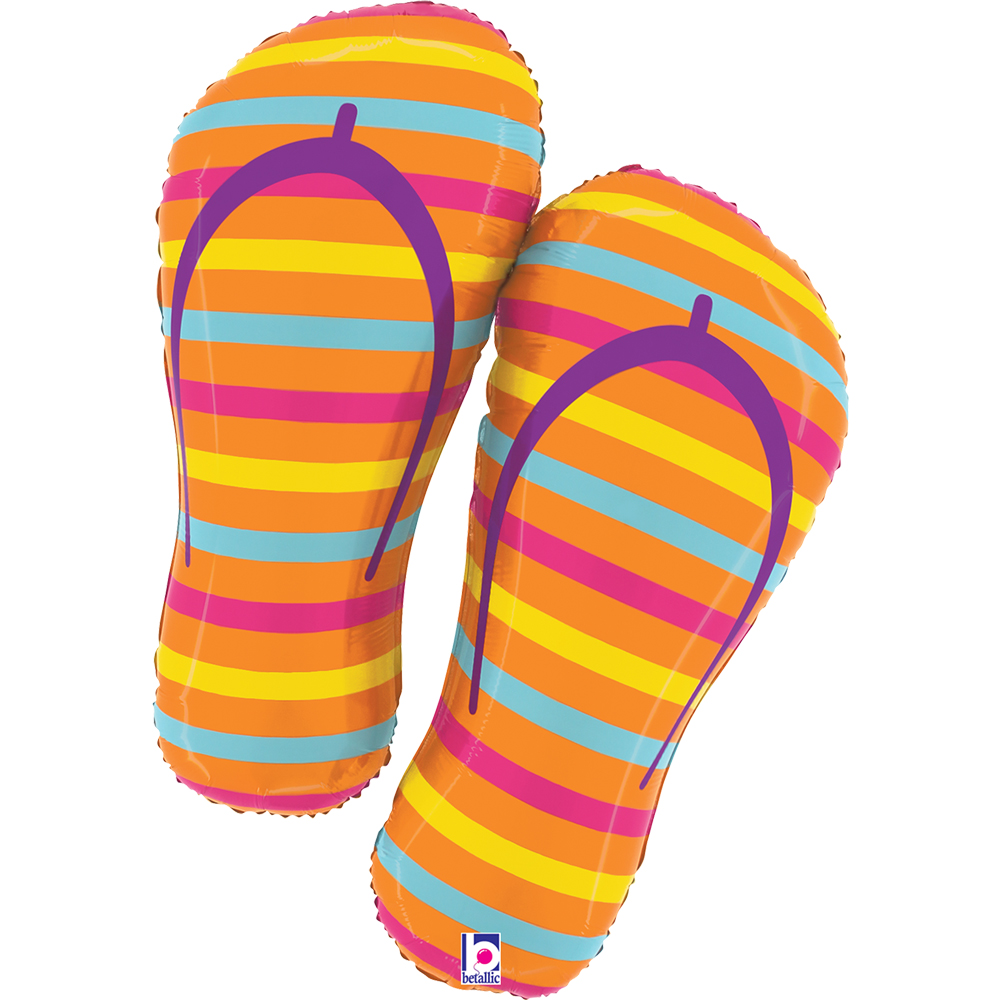 [25453-P] Summer Flip Flops - 30 inch - Betallic