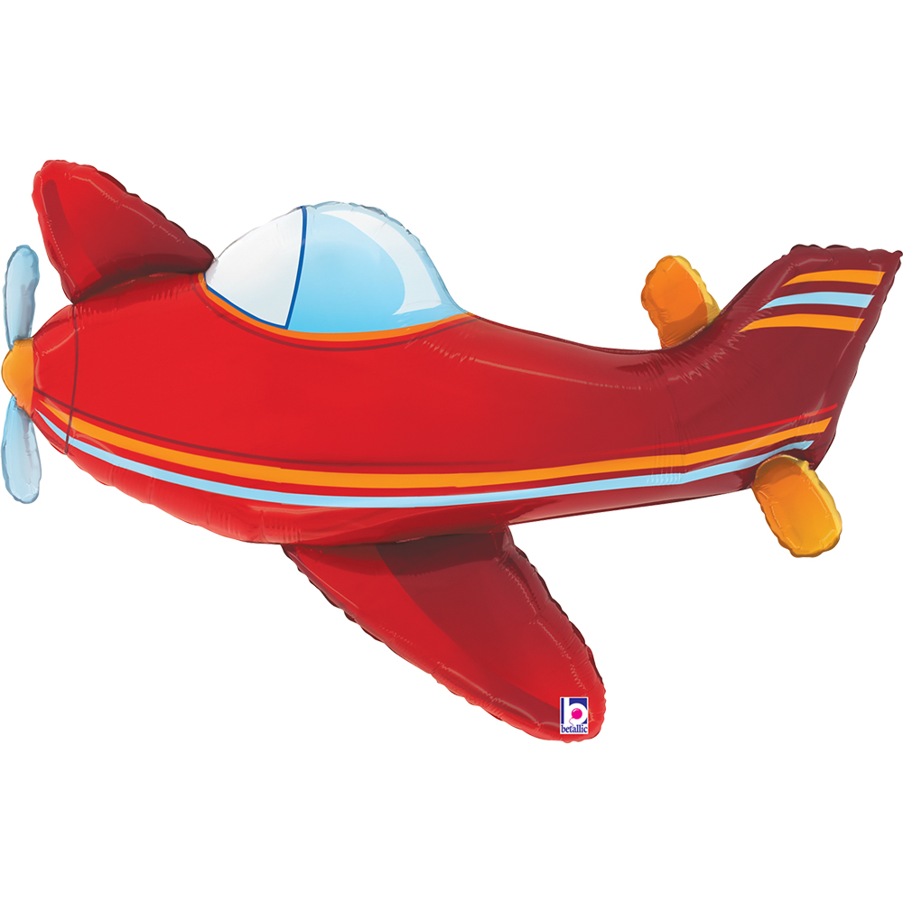 Red Airplane - 37 inch - Betallic