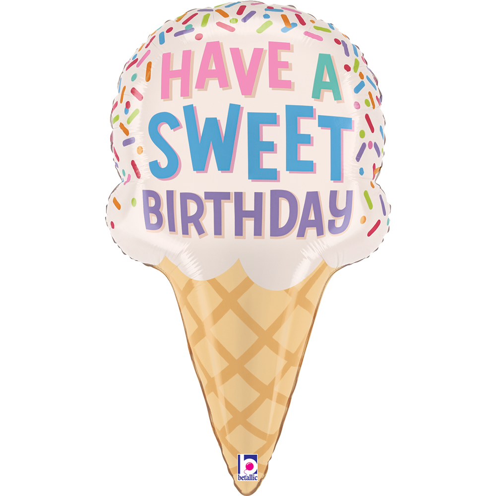 [25526-P] Have A Sweet Birthday - 28 inch - Betallic