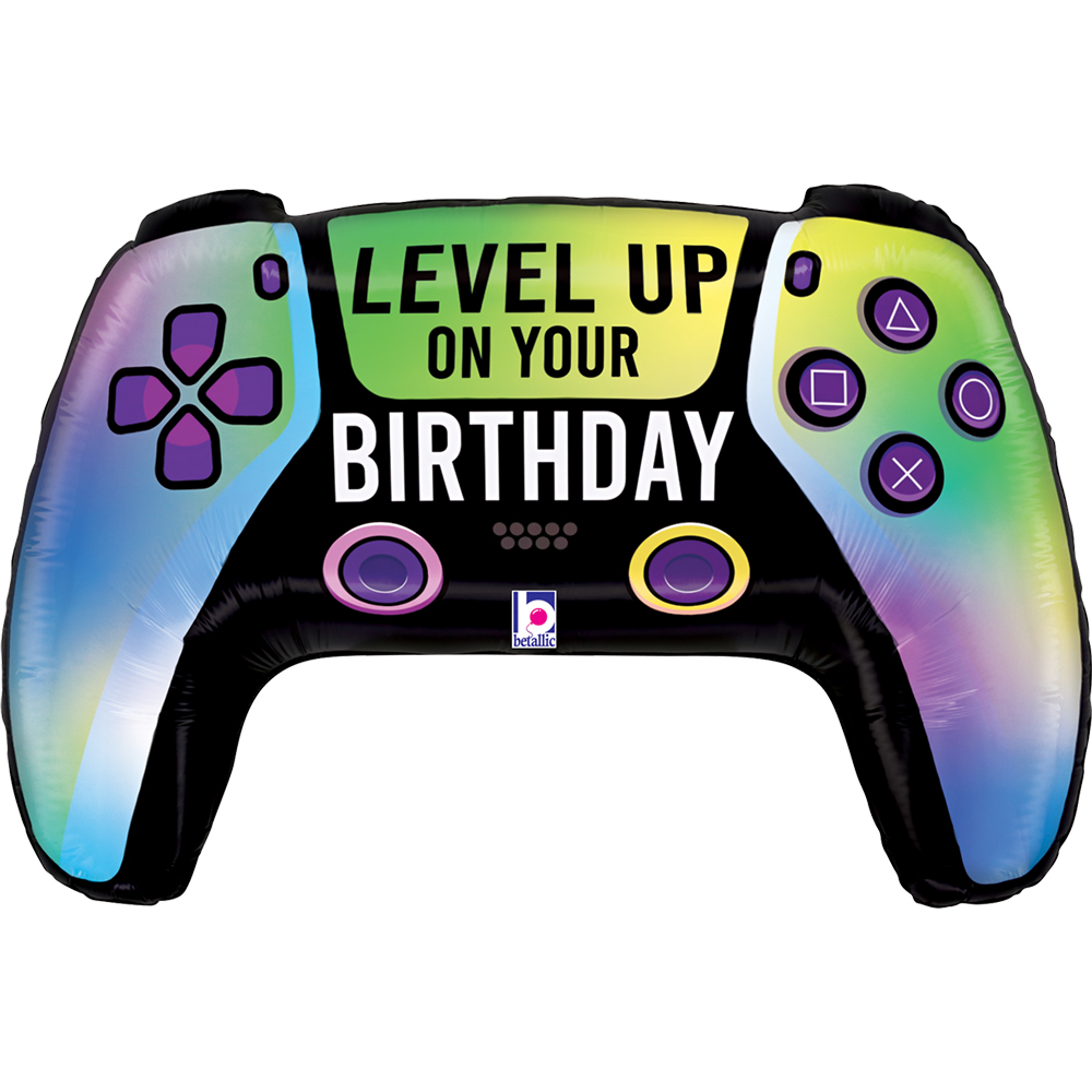 [25535-P] Birthday - Vivid Game Controller - 30 inch - Betallic
