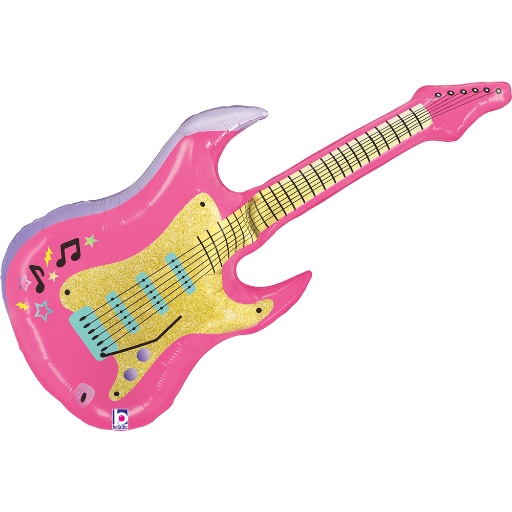 Pink Electric Guitar - 39 inch - Betallic