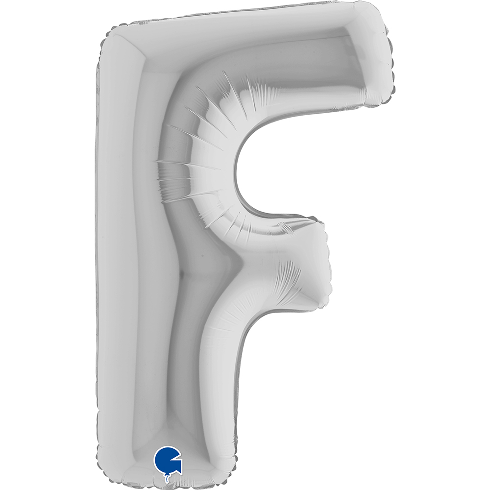 Letter F - Silver - 40 inch - Grabo