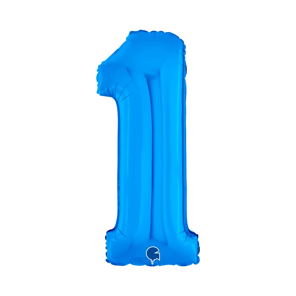 [26001B-P] Number 1 - Blue - 26 inch - Grabo