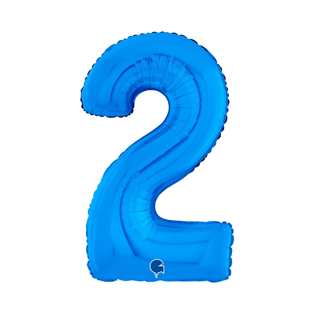 [26002B-P] Number 2 - Blue - 26 inch - Grabo