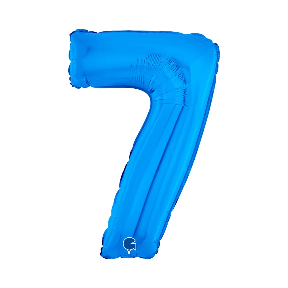 [26007B-P] Number 7 - Blue - 26 inch - Grabo
