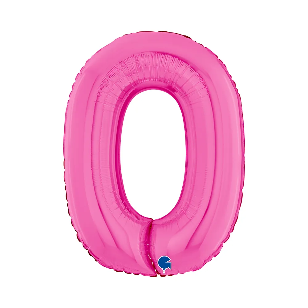 Number 0 - Fuchsia - 26 inch - Grabo