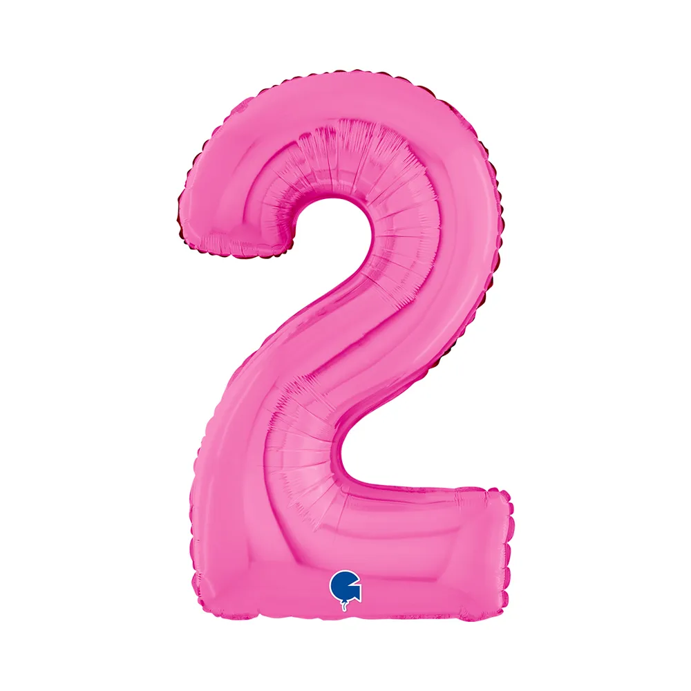 Number 2 - Fuchsia - 26 inch - Grabo