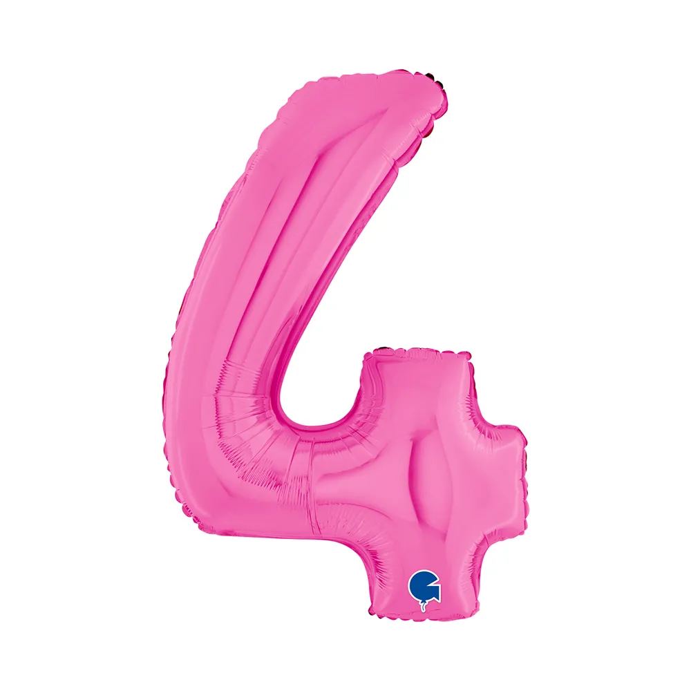 [26014F-P] Number 4 - Fuchsia - 26 inch - Grabo