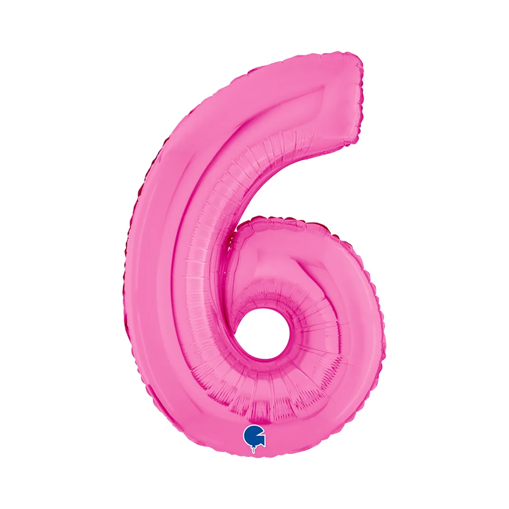 Number 6 - Fuchsia - 26 inch - Grabo