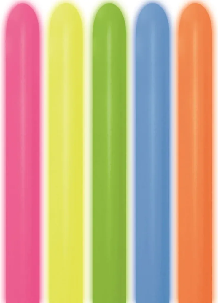 [260200] 260 - Neon Assortment - 200 - 100 Pcs