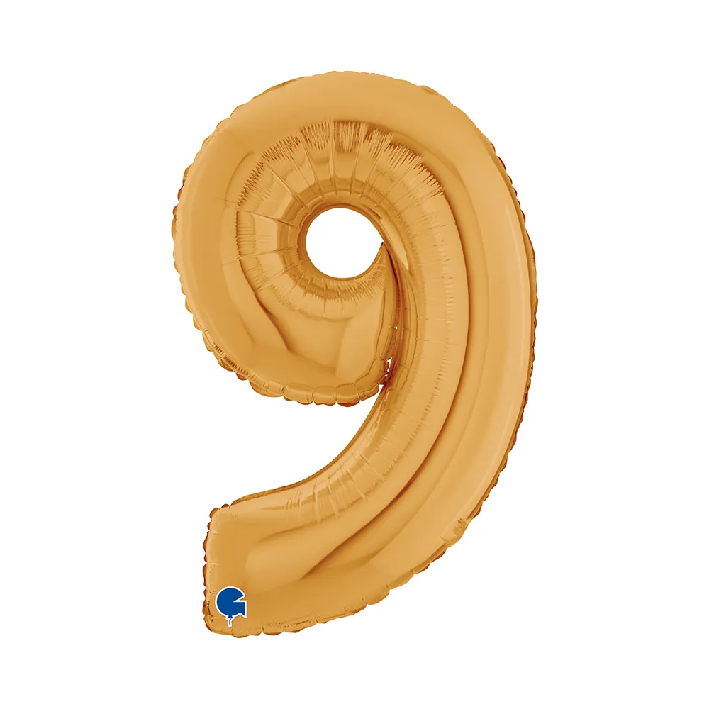 [26029G-P] Number 9 - Gold - 26 inch - Grabo