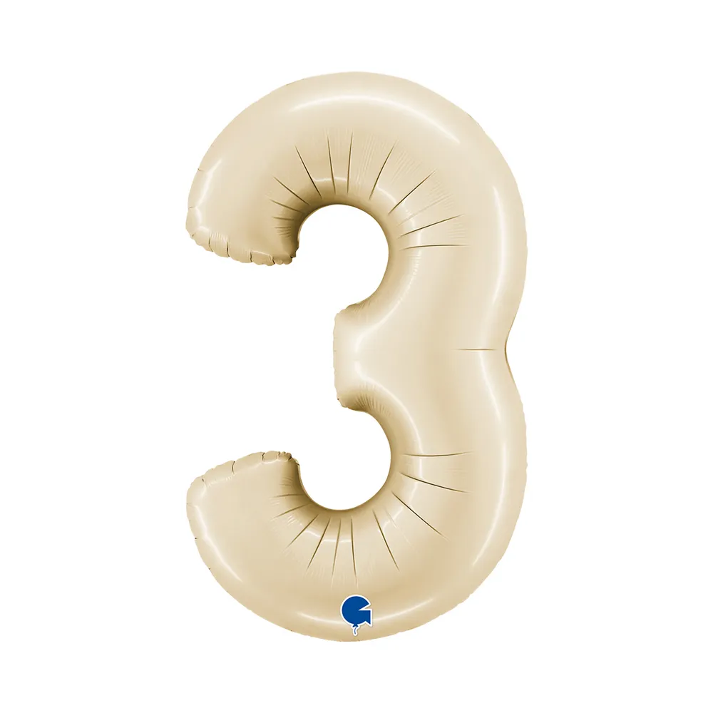 [260300SCR-P] Number 3 - Satin Cream - 26 inch - Grabo