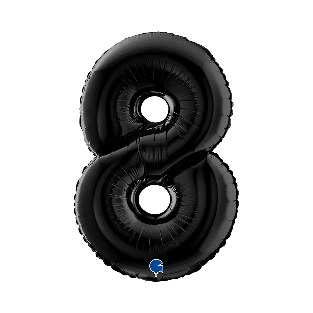 [26048K-P] Number 8 - Black - 26 inch - Grabo