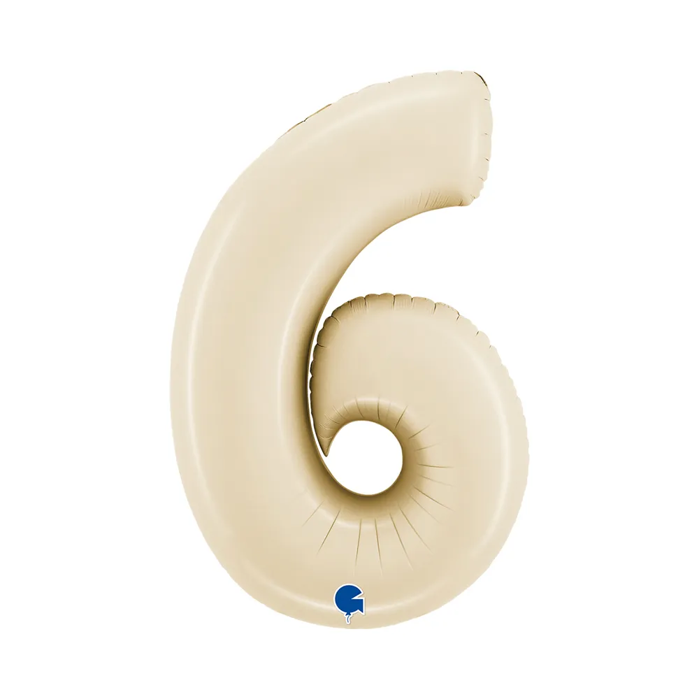 [260600SCR-P] Number 6 - Satin Cream - 26 inch - Grabo