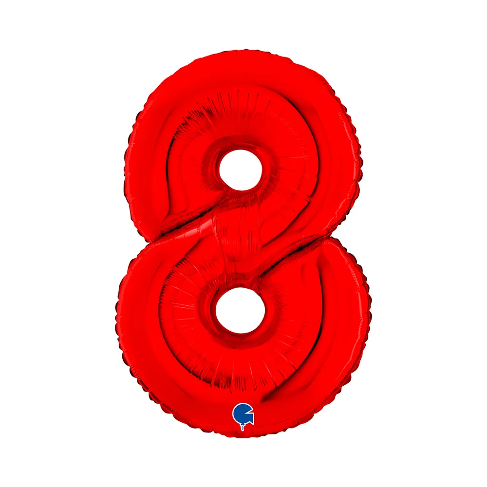 Number 8 - Red - 26 inch - Grabo