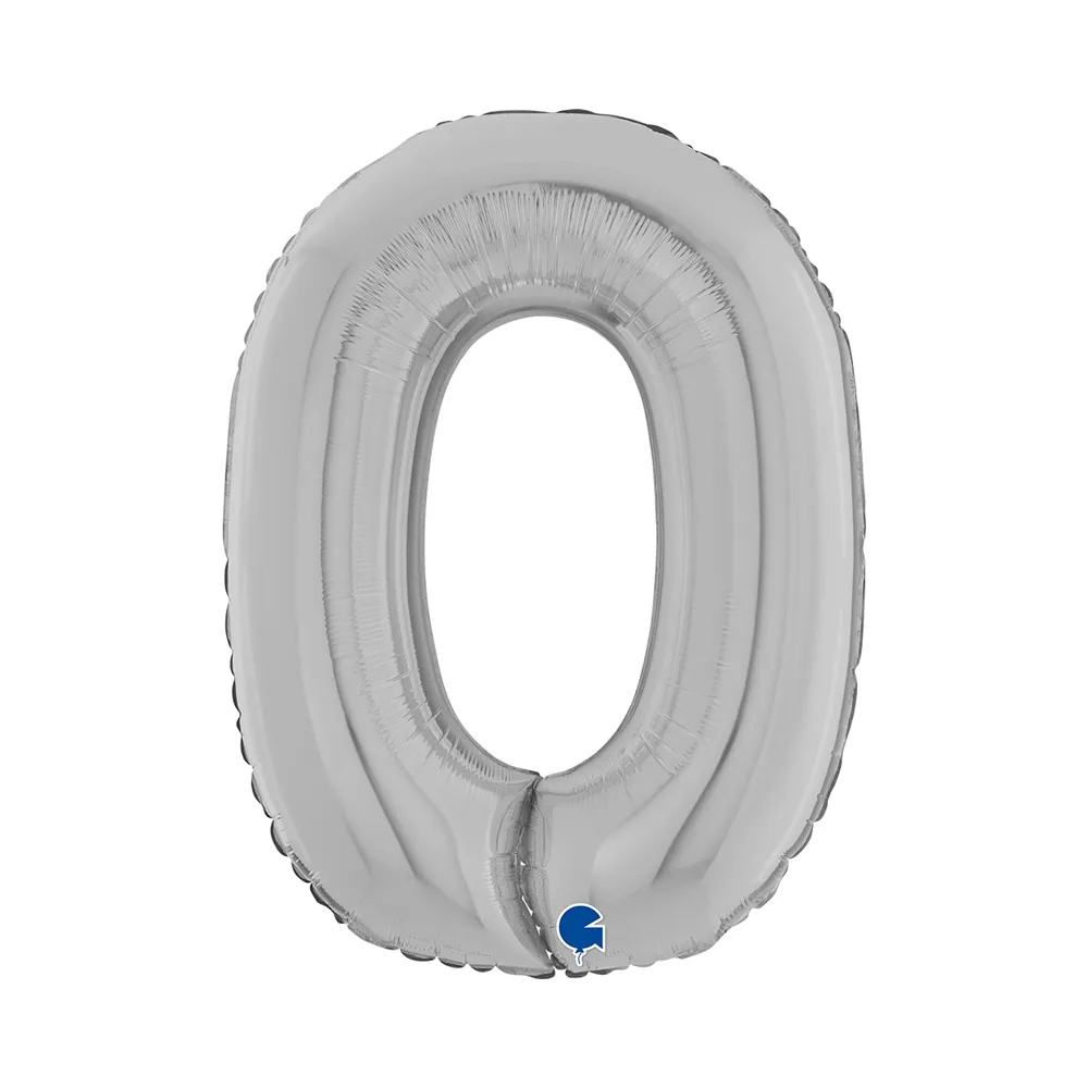 Number 0 - Silver - 26 inch - Grabo