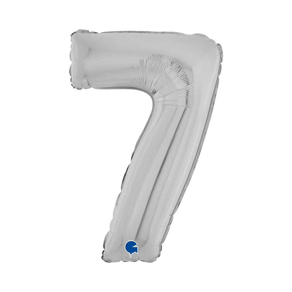 Number 7 - Silver - 26 inch - Grabo