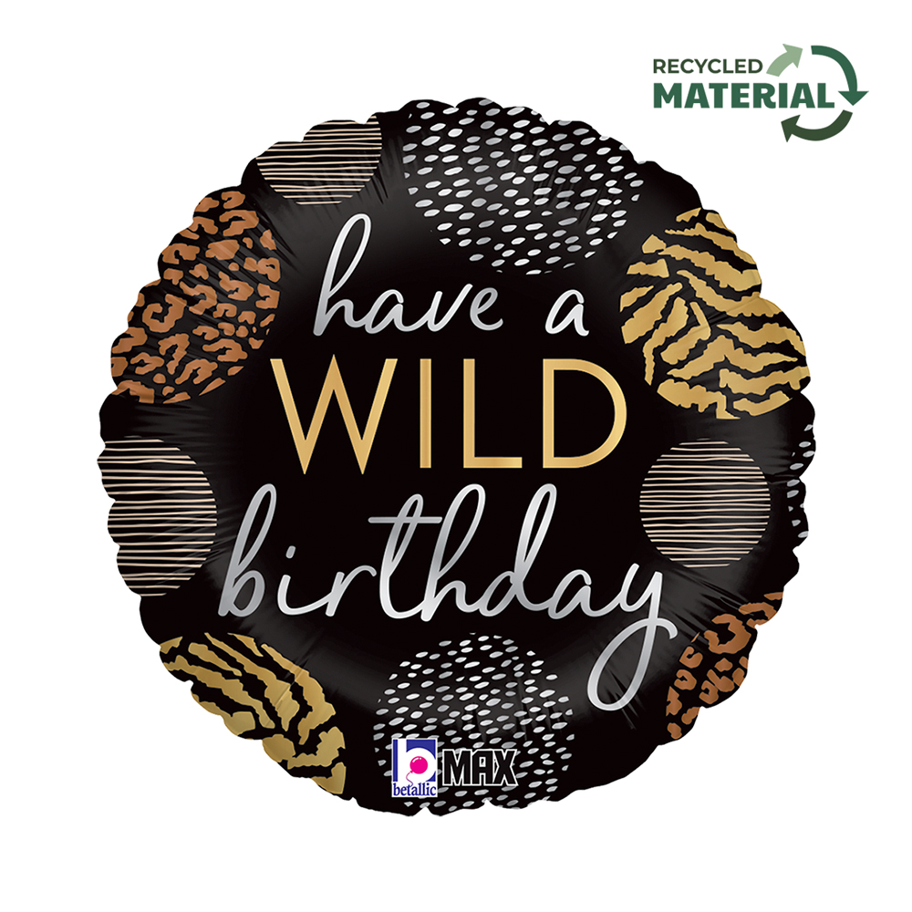 Have a Wild Birthday - 18 inch - Betallic