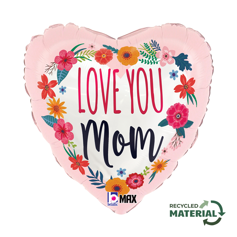 Love You Mom Blossom - 18 inch - Betallic