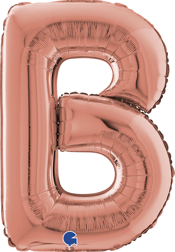 [262123RG-P] Letter B - Rose Gold - 26 inch - Grabo