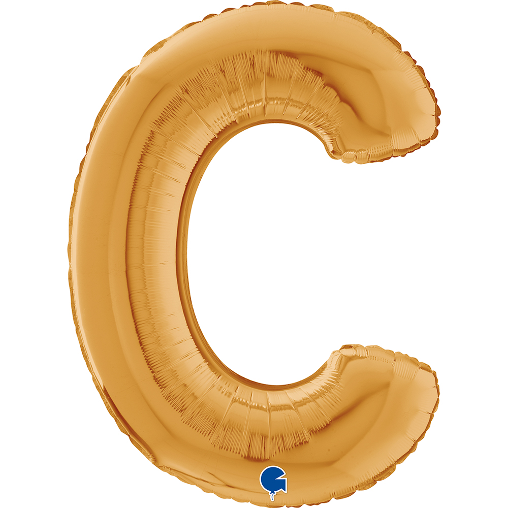 Letter C - Gold - 26 inch - Grabo