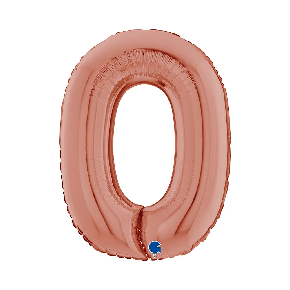 [262300RG-P] Number 0 - Rose Gold - 26 inch - Grabo