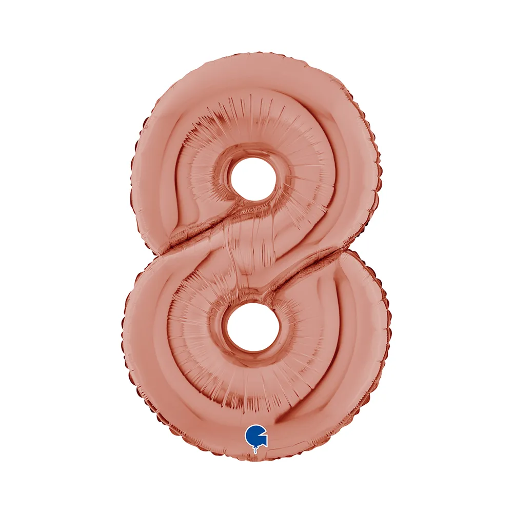 Number 8 - Rose Gold - 26 inch - Grabo