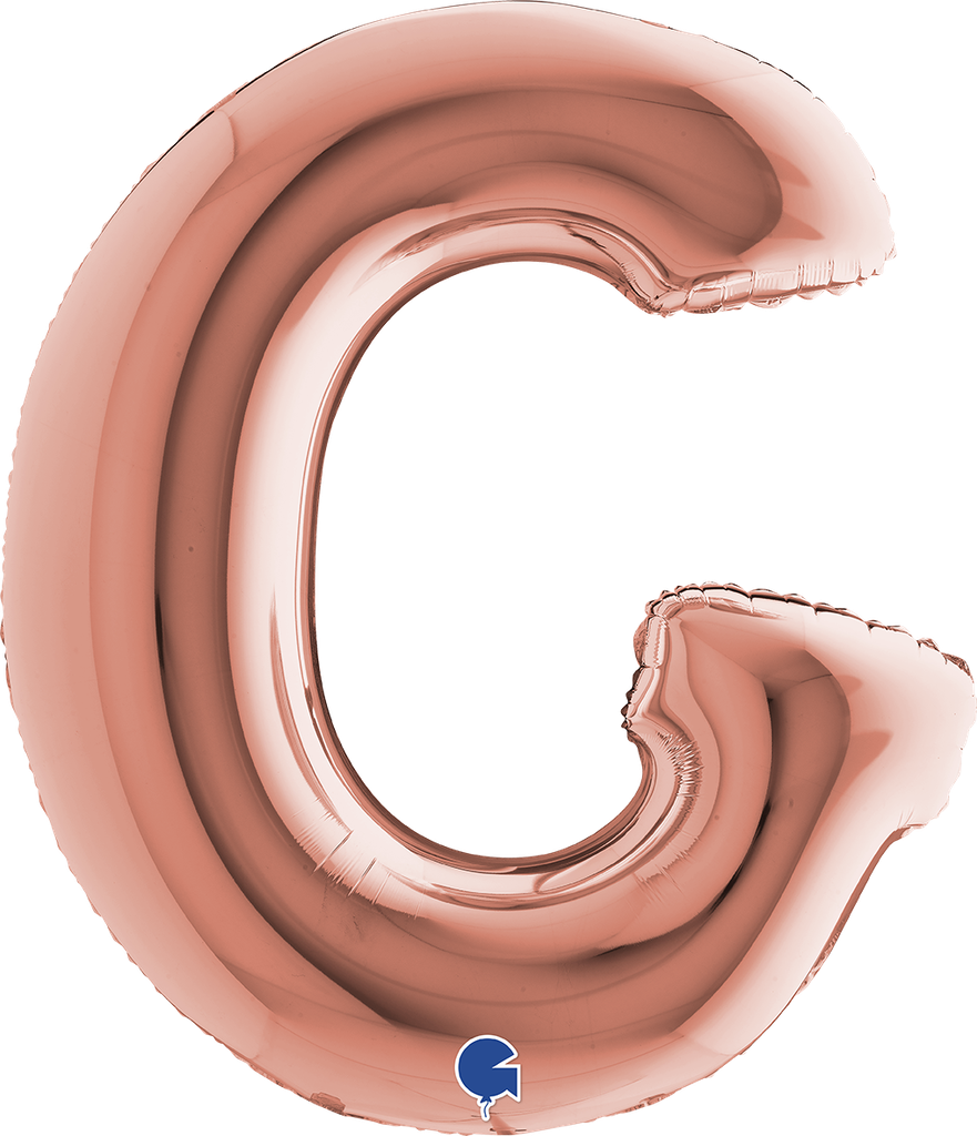 Letter G - Rose Gold - 40 inch - Grabo