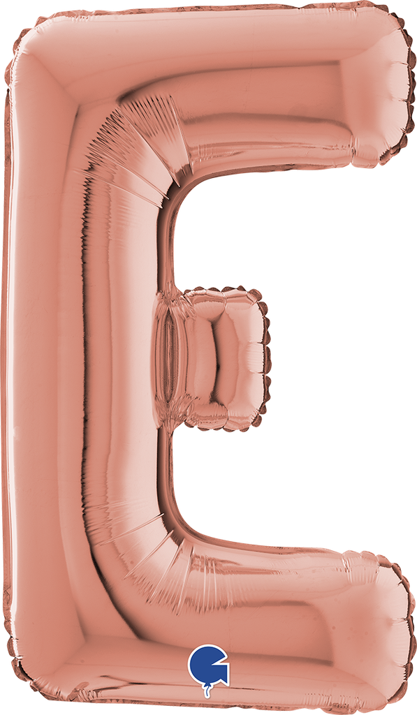 [262423RG-P] Letter E - Rose Gold - 26 inch - Grabo