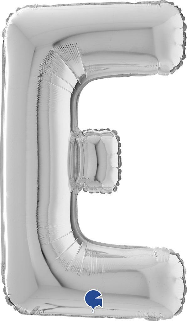 Letter E - Silver - 26 inch - Grabo