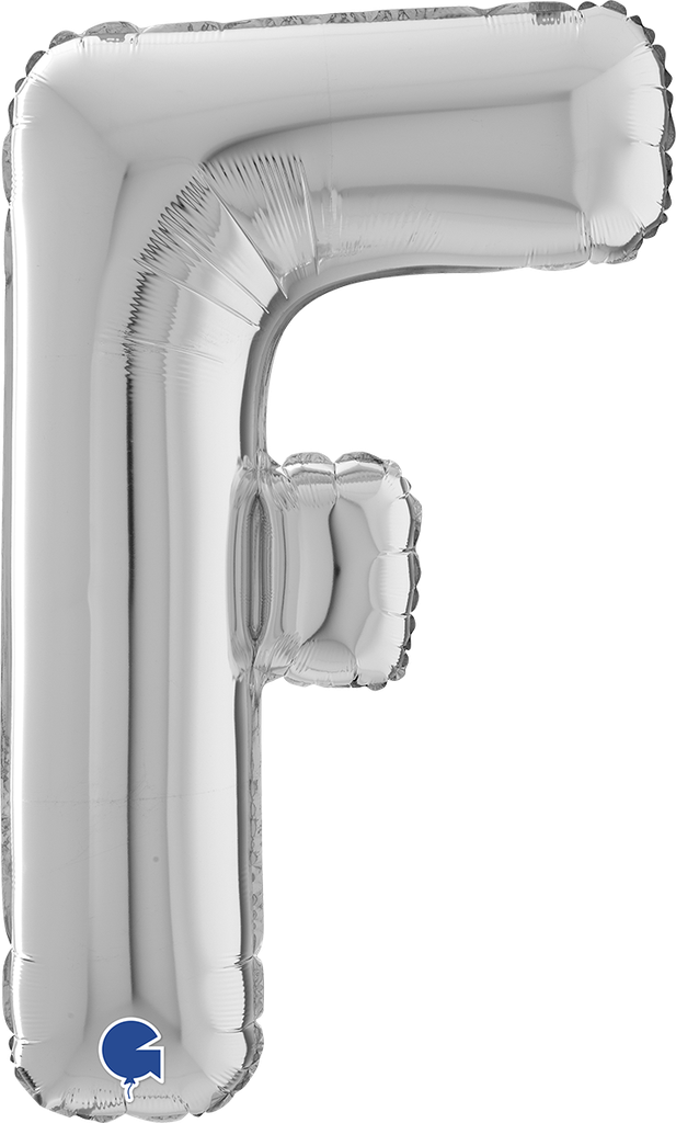 Letter F - Silver - 26 inch - Grabo