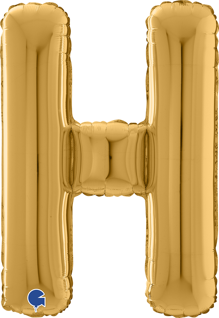 [26272G-P] Letter H - Gold - 26 inch - Grabo
