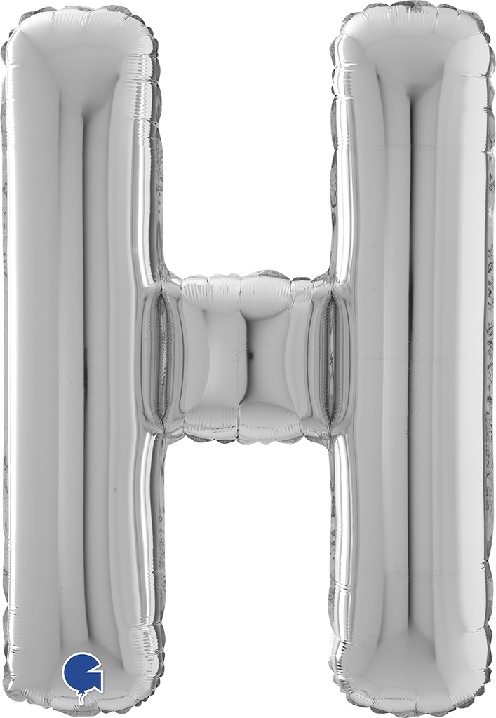 Letter H - Silver - 26 inch - Grabo