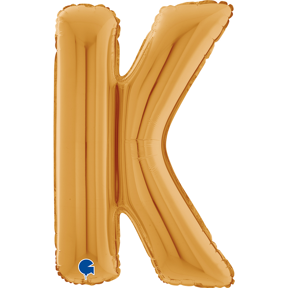 [26302G-P] Letter K - Gold - 26 inch - Grabo