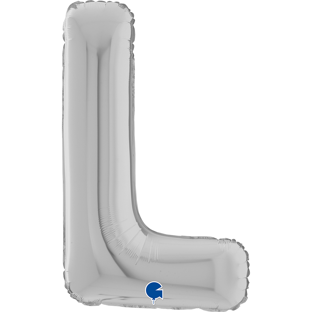 Letter L - Silver - 26 inch - Grabo