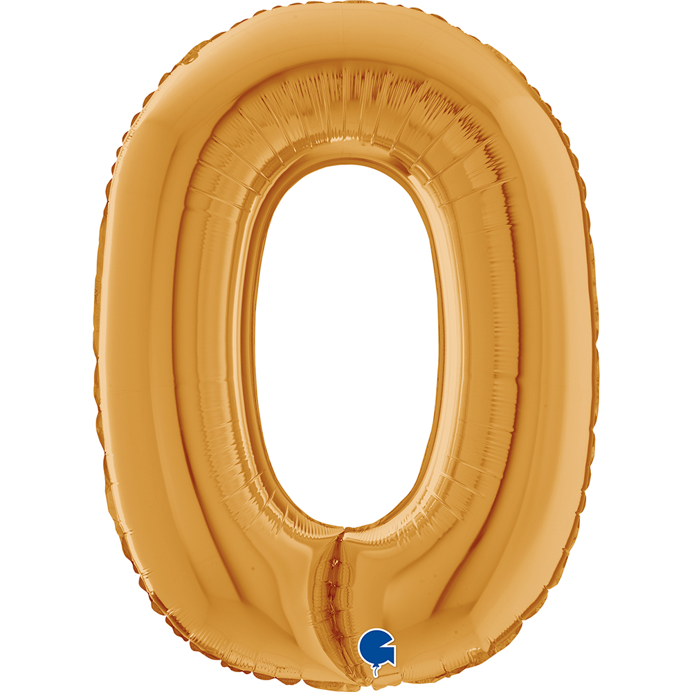 [26342G-P] Letter O - Gold - 26 inch - Grabo