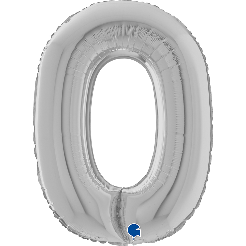 Letter O - Silver - 26 inch - Grabo