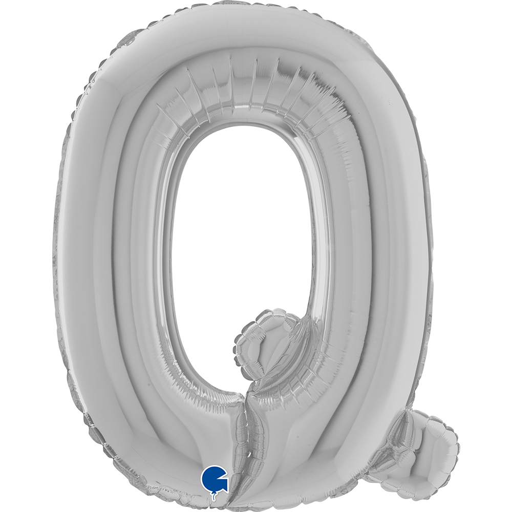 Letter Q - Silver - 26 inch - Grabo