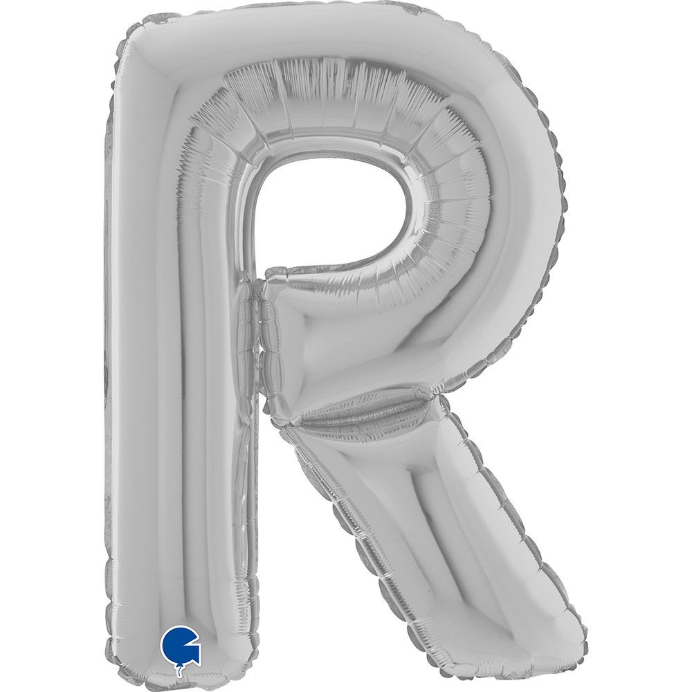 Letter R - Silver - 26 inch - Grabo