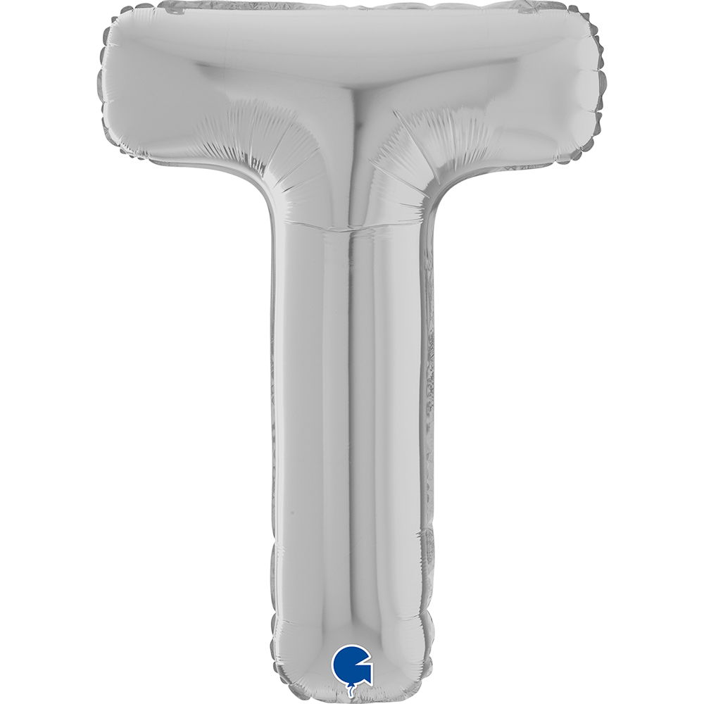 Letter T - Silver - 26 inch - Grabo