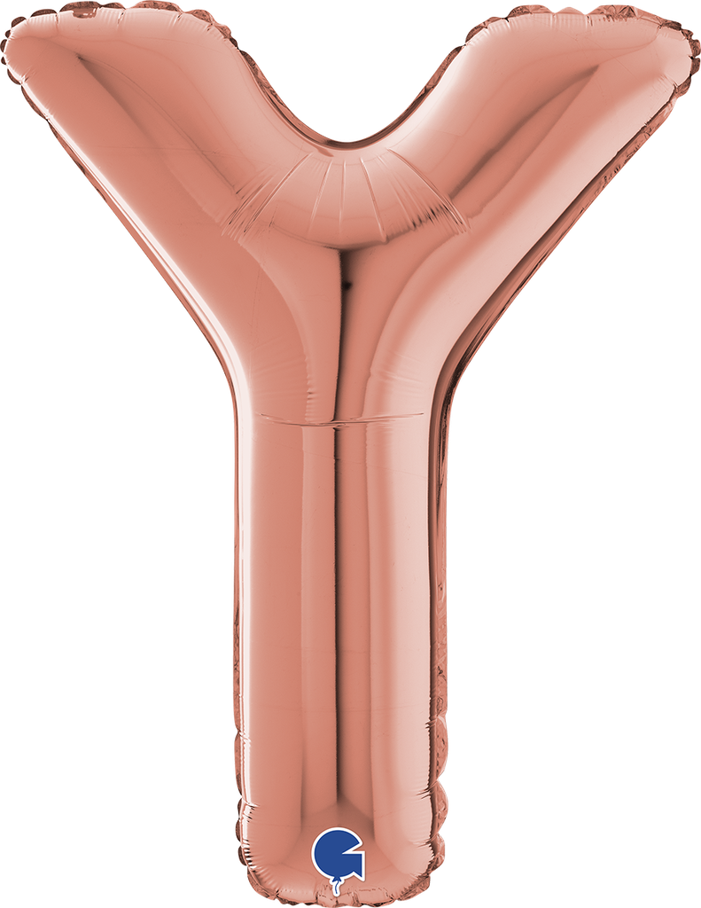 Letter Y - Rose Gold - 26 inch - Grabo