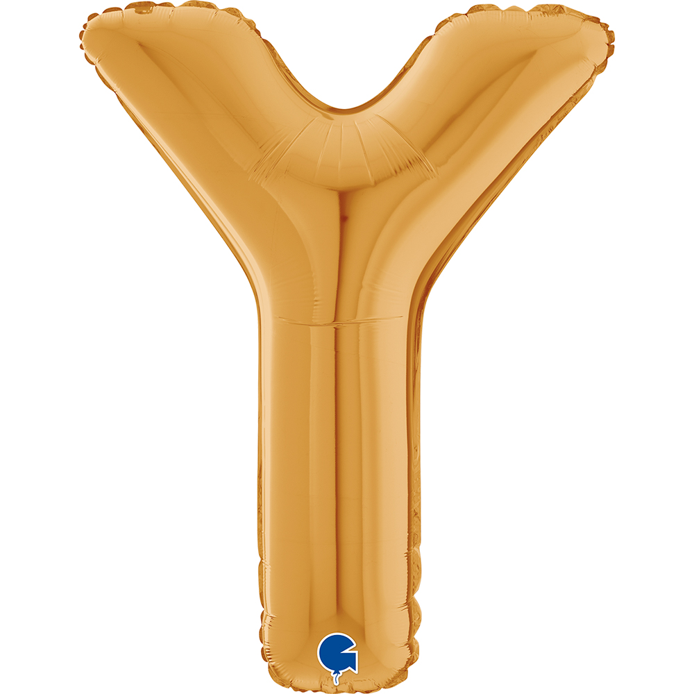 Letter Y - Gold - 26 inch - Grabo
