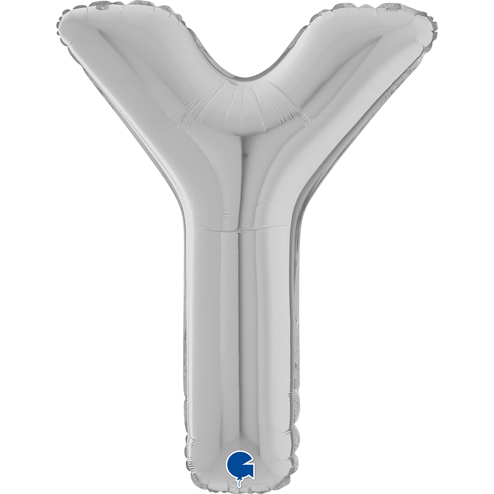 Letter Y - Silver - 26 inch - Grabo