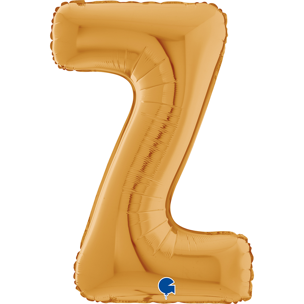 [26452G-P] Letter Z - Gold - 26 inch - Grabo