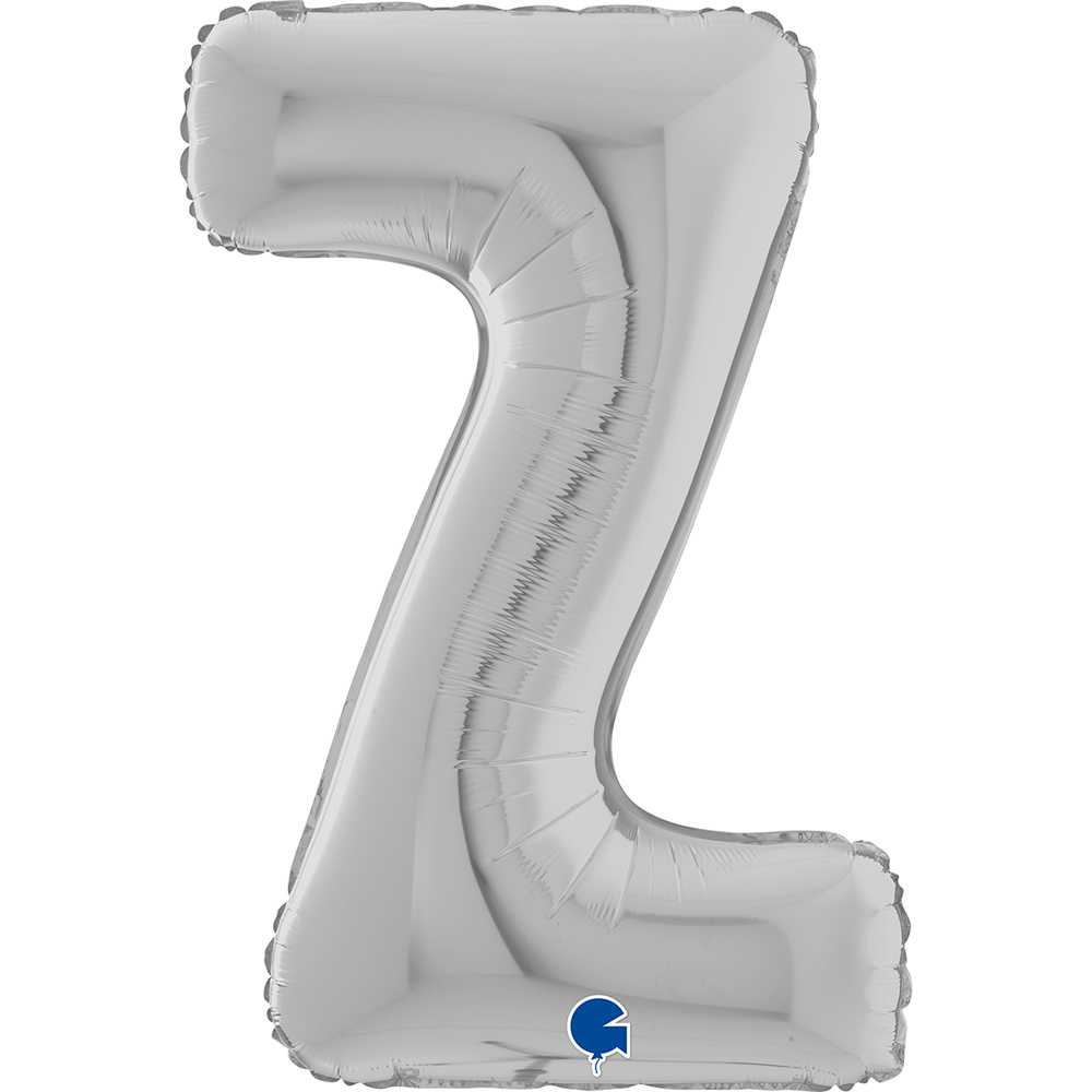 Letter Z - Silver - 26 inch - Grabo