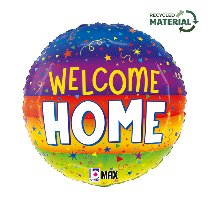 Welcome Home - Streamers - 18 inch - Betallic