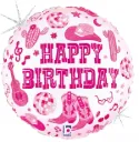 Happy Birthday - Disco Cowgirl - 18 inch - Betallic