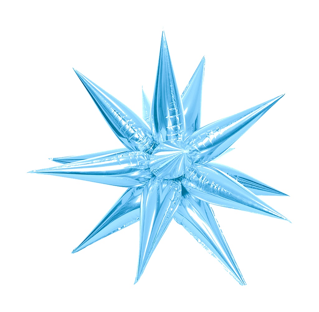 Exploding Star - Light Blue - 26 inch - 5 Stuks