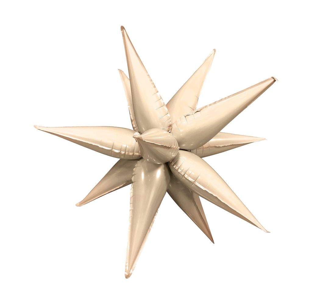 [26FG144] Exploding Star - Caramel - 26 inch - 5 St.