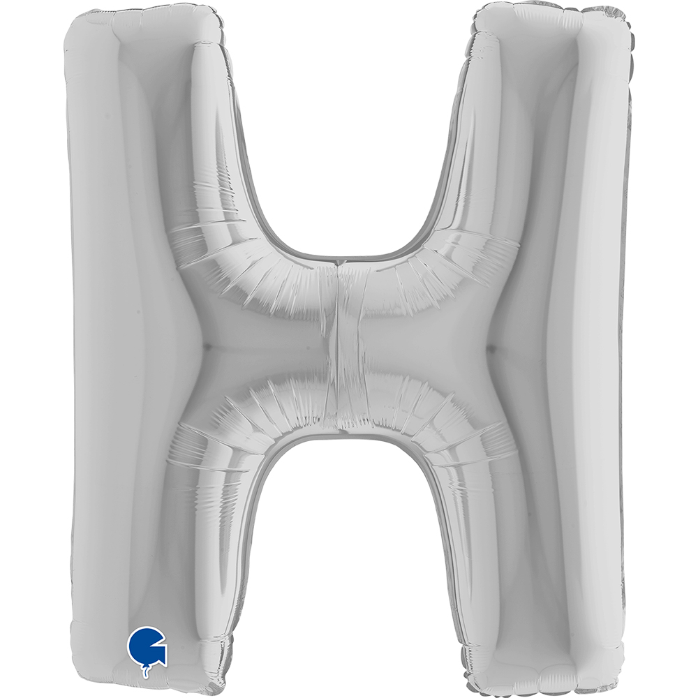 Letter H - Silver - 40 inch - Grabo